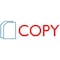 Cosco Shutter Stamp, Antimicrobial, "Copy", Red/Blue COS035532 - alternate 3